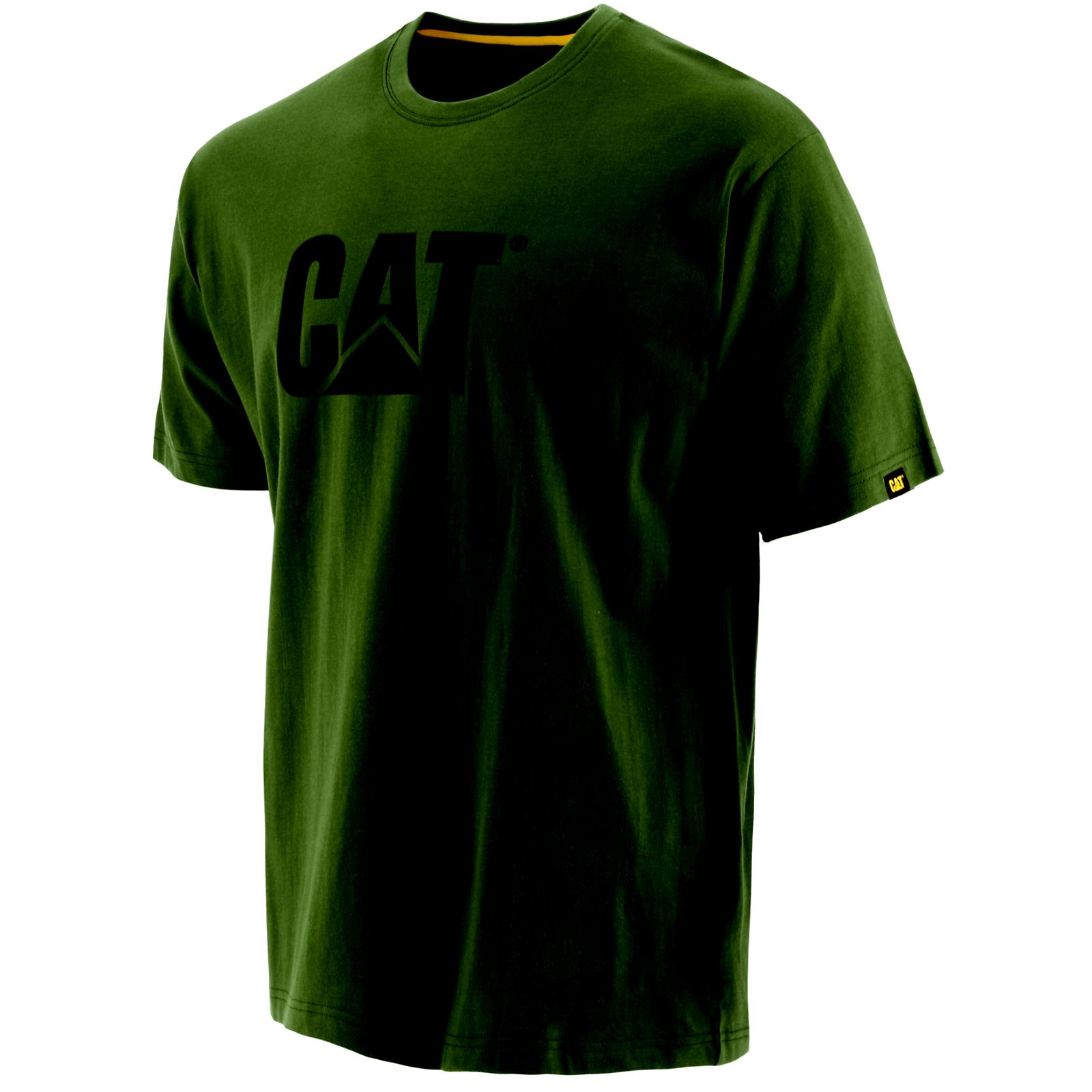 Caterpillar Trademark - Mens T-Shirts - Green - NZ (502ABUPWY)